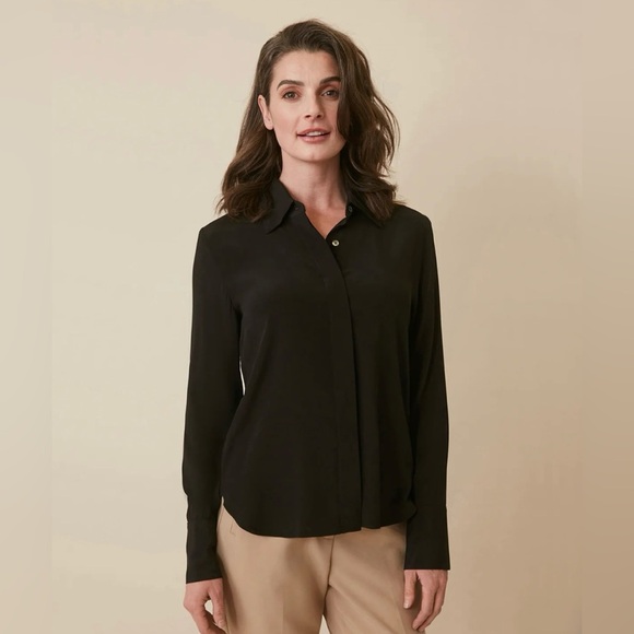 NUMI | Silk Blouse - Picture 1 of 6